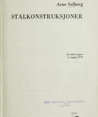 خرید و دانلود نسخه کامل کتاب Stålkonstruksjoner