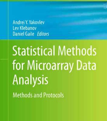 خرید و دانلود نسخه کامل کتاب Statistical Methods for Microarray Data Analysis: Methods and Protocol
