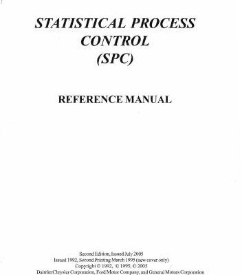 خرید و دانلود نسخه کامل کتاب Statistical Process Control, Reference Manual