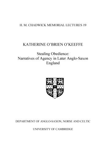 خرید و دانلود نسخه کامل کتاب Stealing Obedience: Narratives of Agency in Anglo-Saxon England_68de86f950ea9.jpeg خرید و دانلود نسخه کامل کتاب Stealing Obedience: Narratives of Agency in Anglo-Saxon England