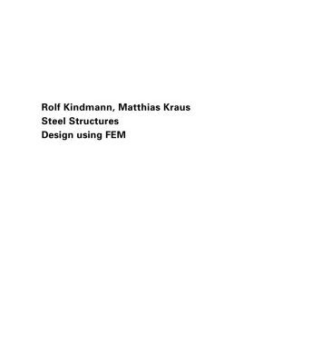 خرید و دانلود نسخه کامل کتاب Steel Structures: Design using FEM