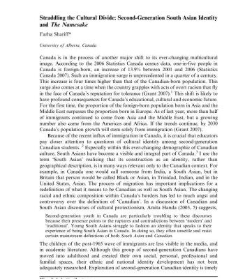 خرید و دانلود نسخه کامل کتاب Straddling the Cultural Divide: Second-Generation South Asian Identity and The Namesake