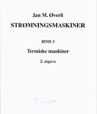 خرید و دانلود نسخه کامل کتاب Strømningsmaskiner. 3 : Termiske maskiner