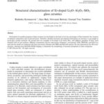 خرید و دانلود نسخه کامل کتاب Structural characterization of Er-doped Li2O-Al2O3-SiO2 glass ceramics