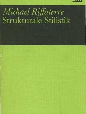 خرید و دانلود نسخه کامل کتاب Strukturale Stilistik