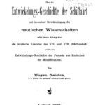 خرید و دانلود نسخه کامل کتاب Studien über die Entwickelungs- Geschichte der Schiffahrt mit besonderer Berücksichtigung der nautischen Wissenschaften nebst einem Anhang über die nautische Literatur des XVI. und XVII. Jahrhunderts und über die Entwickelungs-Geschichte der Formeln zur Reduction der Monddistanzen