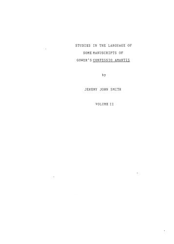خرید و دانلود نسخه کامل کتاب Studies in the language of some manuscripts of Gower’s Confessio amantis_68e2a50534c24.jpeg خرید و دانلود نسخه کامل کتاب Studies in the language of some manuscripts of Gower’s Confessio amantis
