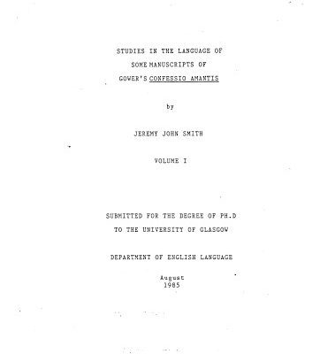 خرید و دانلود نسخه کامل کتاب Studies in the language of some manuscripts of Gower’s Confessio amantis