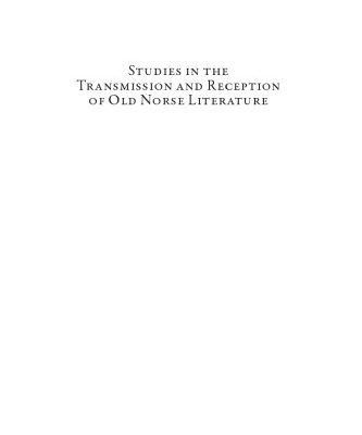 خرید و دانلود نسخه کامل کتاب Studies in the Transmission and Reception of Old Norse Literature: The Hyperborean Muse in European Culture