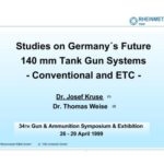 خرید و دانلود نسخه کامل کتاب Studies on Germany´s Future 140 mm Tank Gun Systems Conventional and ETC
