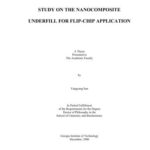 خرید و دانلود نسخه کامل کتاب Study on the nanocomposite underfill for flip-chip application