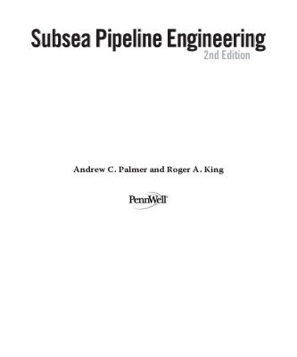 خرید و دانلود نسخه کامل کتاب Subsea Pipeline Engineering, 2nd Edition
