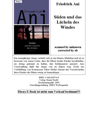 خرید و دانلود نسخه کامل کتاب Süden und das Lächeln des Windes