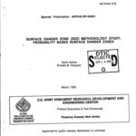 خرید و دانلود نسخه کامل کتاب Surface danger zone (SDZ) methodology study, probability based surface danger zones