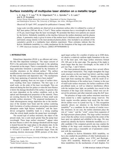 خرید و دانلود نسخه کامل کتاب Surface instability of multipulse laser ablation on a metallic target_68f32ee0739f3.jpeg خرید و دانلود نسخه کامل کتاب Surface instability of multipulse laser ablation on a metallic target