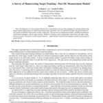 خرید و دانلود نسخه کامل کتاب Survey of maneuvering target tracking: part III – Measurement Models