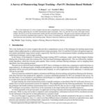 خرید و دانلود نسخه کامل کتاب Survey of maneuvering target tracking: part IV – Decision-Based Methods