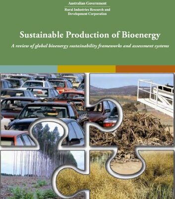 خرید و دانلود نسخه کامل کتاب Sustainable Production of Bioenergy – A review of global bioenergy sustainability frameworks and assessment systems
