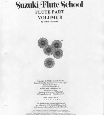 خرید و دانلود نسخه کامل کتاب Suzuki Flute School Vol 8. Ноты для флейты