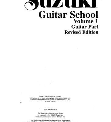 خرید و دانلود نسخه کامل کتاب Suzuki Guitar School, Volume 1
