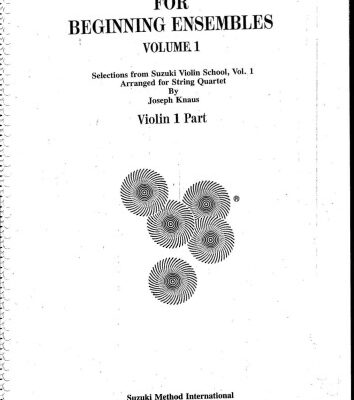 خرید و دانلود نسخه کامل کتاب Suzuki String Quartets for Beginning Ensembles