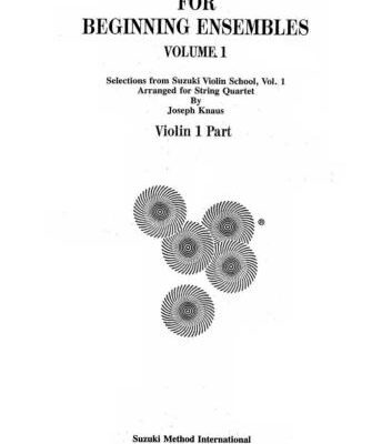 خرید و دانلود نسخه کامل کتاب Suzuki String Quartets for Beginning Ensembles