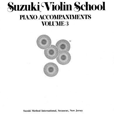 خرید و دانلود نسخه کامل کتاب Suzuki Violin Method. Vol 03 – Piano Accompaniment