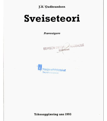 خرید و دانلود نسخه کامل کتاب Sveiseteori