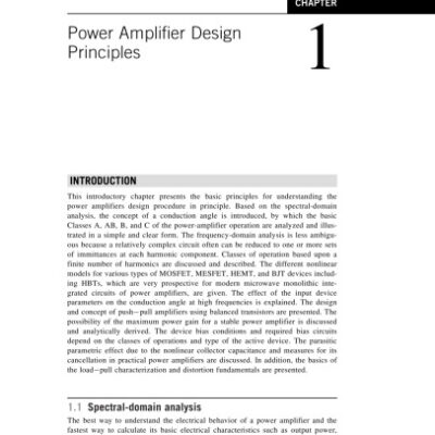 خرید و دانلود نسخه کامل کتاب Switchmode RF and Microwave Power Amplifiers