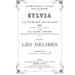 خرید و دانلود نسخه کامل کتاب Sylvia, piano reduction (piano solo)