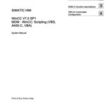 خرید و دانلود نسخه کامل کتاب System Manual: Siemens SIMATIC HMI (WinCCv7.0: Scripting VBS, ANSI-C, VBA)