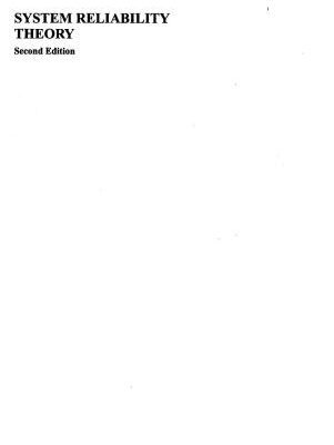 خرید و دانلود نسخه کامل کتاب System Reliability Theory, Models, Statistical Methods and Applications