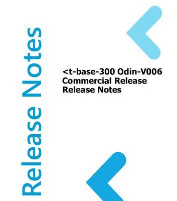 خرید و دانلود نسخه کامل کتاب t-base-300 Odin-V006 Commercial Release Release Notes