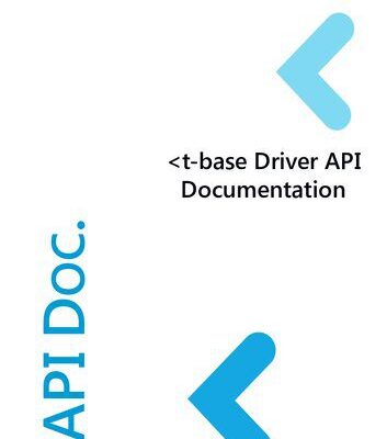 خرید و دانلود نسخه کامل کتاب t-base Driver API Documentation