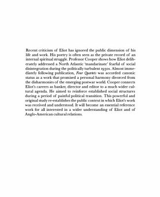 خرید و دانلود نسخه کامل کتاب T. S. Eliot and the Ideology of Four Quartets