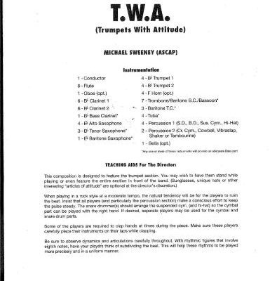 خرید و دانلود نسخه کامل کتاب T.W.A. (Trumpets with attitude)