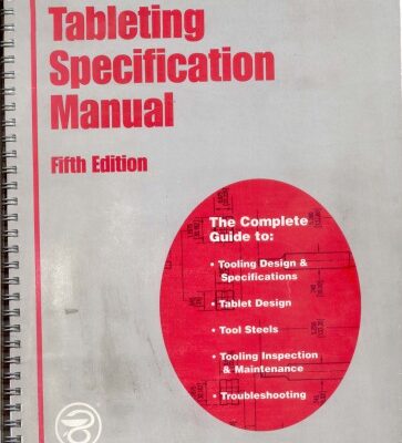خرید و دانلود نسخه کامل کتاب Tableting Specification Manual
