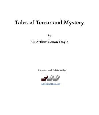 خرید و دانلود نسخه کامل کتاب Tales of Terror and Mystery