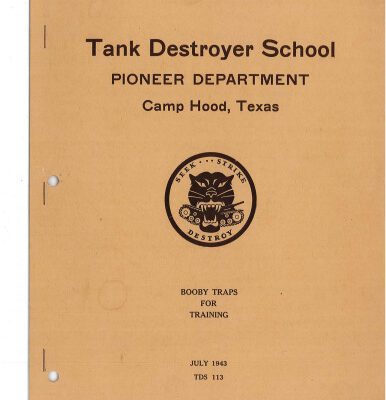 خرید و دانلود نسخه کامل کتاب Tank Destroyer School: Booby Traps for Training