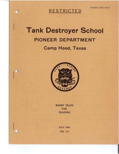 خرید و دانلود نسخه کامل کتاب Tank Destroyer School: Booby Traps for Training_68f083c35957a.jpeg خرید و دانلود نسخه کامل کتاب Tank Destroyer School: Booby Traps for Training