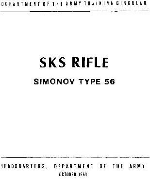 خرید و دانلود نسخه کامل کتاب TC 9-56. SKS Rifle. Simonov type 56