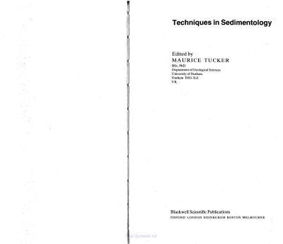 خرید و دانلود نسخه کامل کتاب Techniques in sedimentology