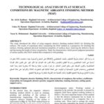 خرید و دانلود نسخه کامل کتاب Technological analysis of flat surface conditions by magnetic abrasive finishing method (MAF)