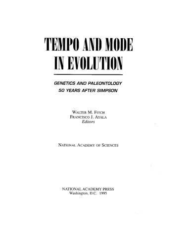 خرید و دانلود نسخه کامل کتاب Tempo and Mode in Evolution: Genetics and Paleontology 50 Years After Simpson_68e6d9421a5c8.jpeg خرید و دانلود نسخه کامل کتاب Tempo and Mode in Evolution: Genetics and Paleontology 50 Years After Simpson