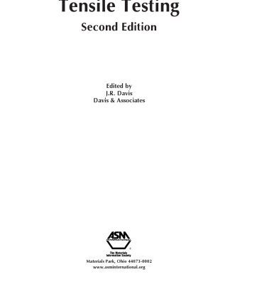 خرید و دانلود نسخه کامل کتاب Tensile Testing