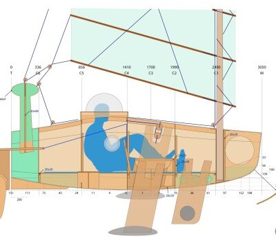 خرید و دانلود نسخه کامل کتاب TenTen 305 Around in Ten Boat Yacht Plan Plans
