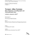 خرید و دانلود نسخه کامل کتاب Ternary Alloy Systems Phase Diagrams, Crystallographic and Thermodynamic Data critically evaluated by MSIT – Subvolume C: Non-Ferrous Metal Systems – Part 4: Selected Nuclear Materials and Engineering Systems