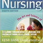 خرید و دانلود نسخه کامل کتاب TEST BANK Fundamentals of Nursing : TEST BANK Fundamentals (8th Edition) – + pdf