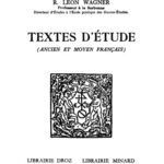 خرید و دانلود نسخه کامل کتاب Textes d’étude (ancien et moyen français)