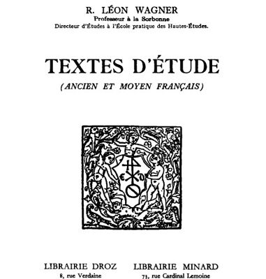 خرید و دانلود نسخه کامل کتاب Textes d’étude (ancien et moyen français)